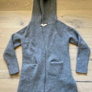 Aritzia tna wool hooded cardigan